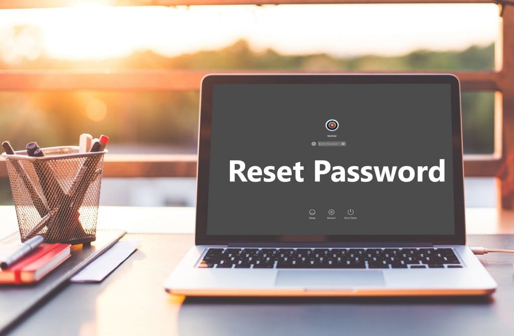 reset login password on Mac