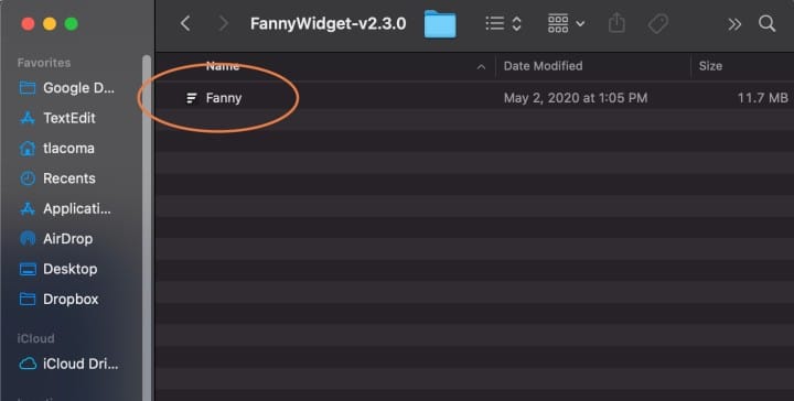 Temperatures of Intel Macs using the Fanny app